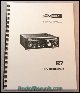 Drake R-7 Service Manual Drake R-7 Service Manual